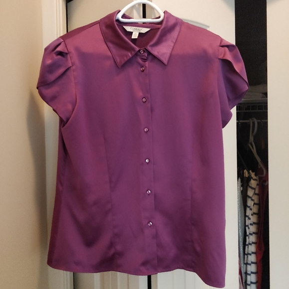 Conrad C Collection Satin Blouse, size 12 - Picture 1 of 6